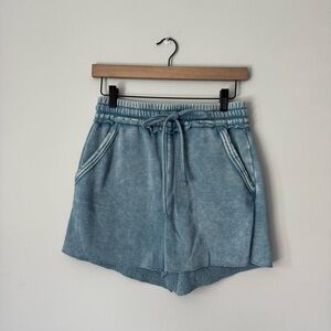 Zenana Blue Casual Shorts Medium